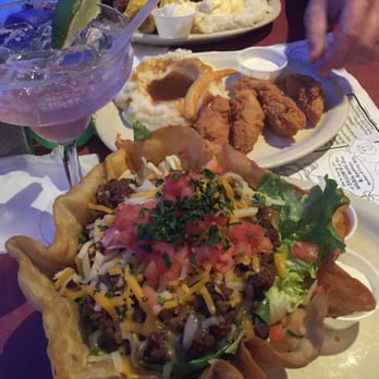 Dillon's - Taco salad and a pomegranate margarita. - Barbeque Near Me - Litchfield Park, Arizona Dillon's - Taco salad and a pomegranate margarita. - Barbeque Near Me - Litchfield Park, Arizona