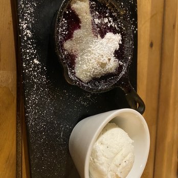 Ivory House - Blueberry Buckle Dessert - Cocktail Bars Near Me - Cincinnati, Ohio