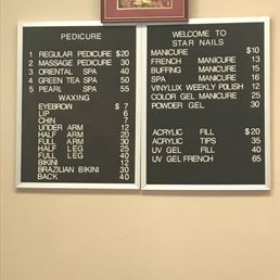 Menu of services Menu of services