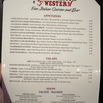 Spaghetty Western - Menu - Italian Near Me - Las Vegas, Nevada Spaghetty Western - Menu - Italian Near Me - Las Vegas, Nevada