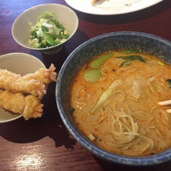 Ramen Time - Spicy Tonkastu with Shrimp Tempura - Ramen Near Me - Deerfield, Illinois Ramen Time - Spicy Tonkastu with Shrimp Tempura - Ramen Near Me - Deerfield, Illinois
