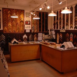 Framers' Workshop - Sales area, with our selections of frames and mats.