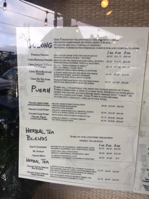 Menu photo 1 Astoria Coffee Astoria, OR