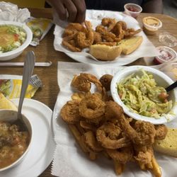 Perry's Seafood - Shrimp dinners & crawfish étouffée.