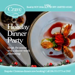 Crave Culinary Arts - Book Your 2025 Holiday Party NOW!