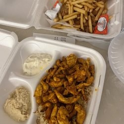 Kabab House - Ordered Chicken Shawarma Platter and Halal Chicken Tenders