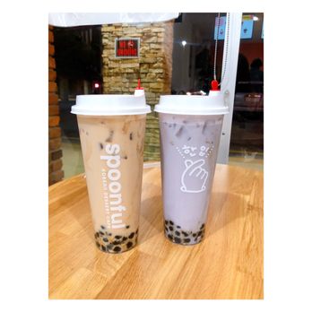 Spoonful Dessert Cafe - Milk Tea & Boba; Taro Milk Tea & Boba - Korean Near Me - St. Louis, Missouri