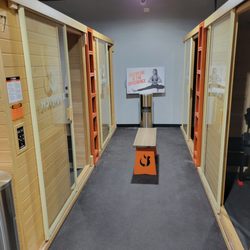 HOTWORX - Sacramento, CA - Arden-Arcade - Our HIIT Hallway. We have Row Machine, Cycle's and Elliptical Machines in the sauna in our HIIT Hallway.