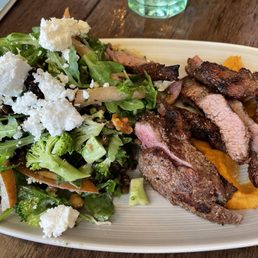 Lamb with broccoli salad Lamb with broccoli salad
