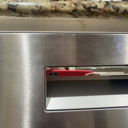 Brand new Bosch dishwasher scratched during install by Collin