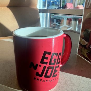 Egg N' Joe - My steaming hot mug of coffee - American Near Me - Gilbert, Arizona Egg N' Joe - My steaming hot mug of coffee - American Near Me - Gilbert, Arizona