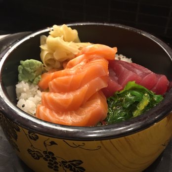 Bento - Chirashi Bowl with Salmon and Tuna - Sushi Bars Near Me - Oxon Hill, Maryland Bento - Chirashi Bowl with Salmon and Tuna - Sushi Bars Near Me - Oxon Hill, Maryland