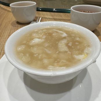 JOY Cafe - Fish Maws and Scallop Soup (part of Whole roasted pig dinner set) - Cafes Near Me - Vancouver, British Columbia JOY Cafe - Fish Maws and Scallop Soup (part of Whole roasted pig dinner set) - Cafes Near Me - Vancouver, British Columbia