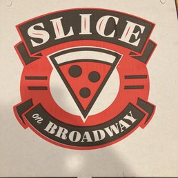 pizza box with slice on broadway logo pizza box with slice on broadway logo