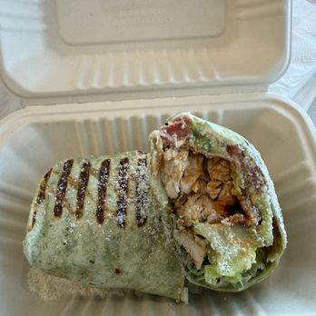 Cafe Valer - Spicy California Caesar Wrap (Spinach Wrap) - Coffee & Tea Near Me - West Covina, California Cafe Valer - Spicy California Caesar Wrap (Spinach Wrap) - Coffee & Tea Near Me - West Covina, California