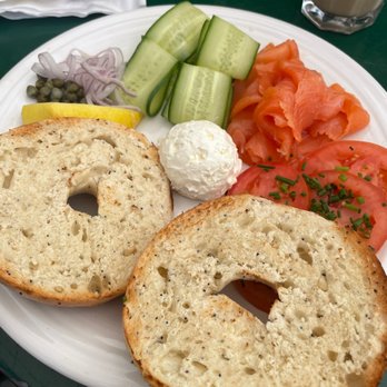 Cafe Borrone - Smoked salmon bagel - Breakfast & Brunch Near Me - Menlo Park, California