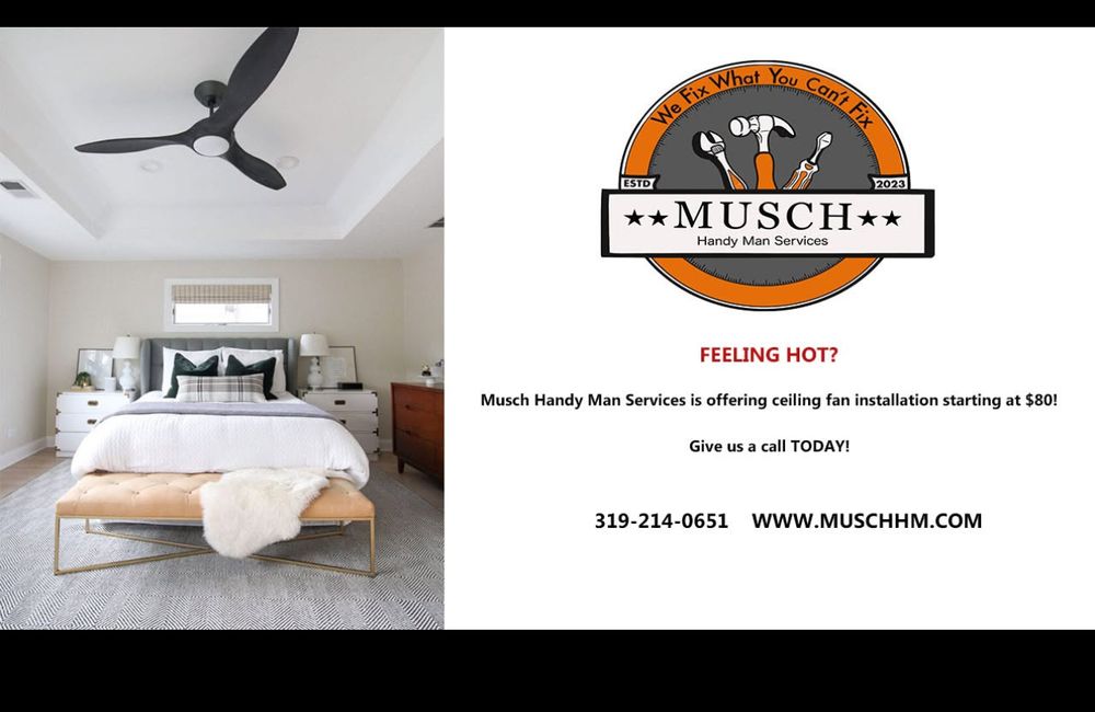 Slide of Musch Handy Man Services