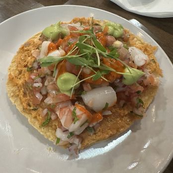 Holbox - Smoked Fish Tostada - Latin American Near Me - Los Angeles, California