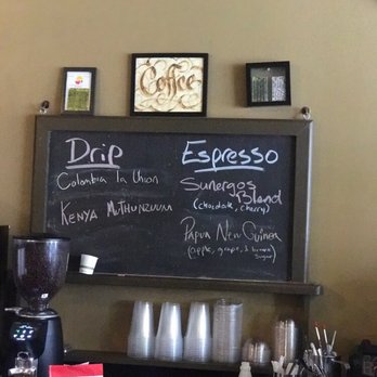 Sunergos Coffee - Coffee of the day board - Coffee & Tea Near Me - Louisville, Kentucky