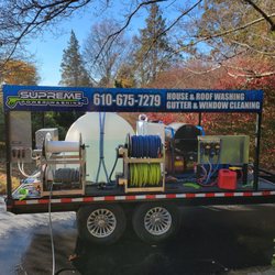 Supreme Power Washing - Picture of Anthony's rig in our driveway. This guy isn't fooling around!