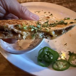 Steak and Bleu Quesadilla