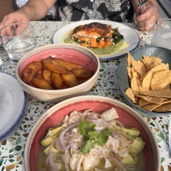 Fresco Cocina - Ceviche verde, Maduros, Mole Spiced Salmon - Tacos Near Me - Carlsbad, California Fresco Cocina - Ceviche verde, Maduros, Mole Spiced Salmon - Tacos Near Me - Carlsbad, California