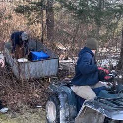 Want it Gone Junk Removal & Demolition - Yard waste removal and disposal project!