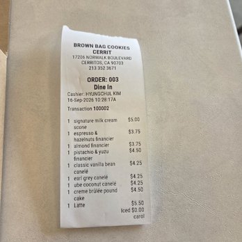 Brown Bag Cookies - Desserts Near Me - Cerritos, California