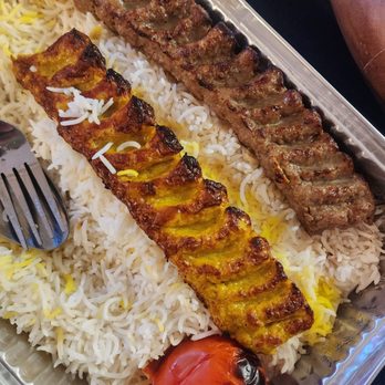Negeen Restaurant - Ground chicken and ground beef kebab plate - Persian/Iranian Near Me - Campbell, California Negeen Restaurant - Ground chicken and ground beef kebab plate - Persian/Iranian Near Me - Campbell, California