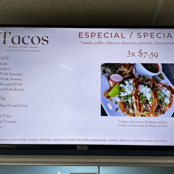 La Confianza - Doraville - Menu - Part 2 of 10. - Grocery Near Me - Doraville, Georgia