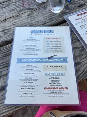 Menu photo 8 Char Bar Kansas City, MO