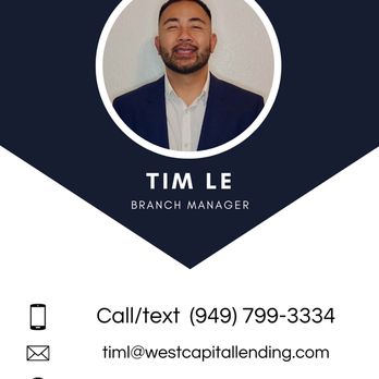 Tim Le - West Capital Lending - Mortgage Brokers Near Me - Irvine, California Tim Le - West Capital Lending - Mortgage Brokers Near Me - Irvine, California