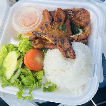 Bone & Broth - So good, im addicted!!! 32. Grilled Pork Chop & Rice - Vietnamese Near Me - Ontario, California