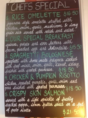 Menu photo 3 Our Special Place Cafe Wheelers Hill, VIC Menu photo 3 Our Special Place Cafe Wheelers Hill, VIC
