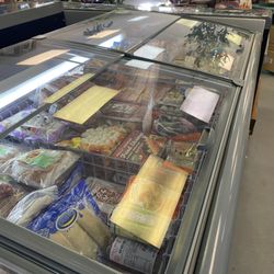 Lanna Asian Market - Freezer area in the back