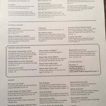 Buffalo Block Prime Steakhouse - Dinner menu - Steakhouses Near Me - Billings, Montana Buffalo Block Prime Steakhouse - Dinner menu - Steakhouses Near Me - Billings, Montana