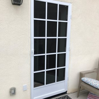 RJ Mobile Screens - New custom swinging door installation. Door style is Cape Cod. - Windows Installation Near Me RJ Mobile Screens - New custom swinging door installation. Door style is Cape Cod. - Windows Installation Near Me