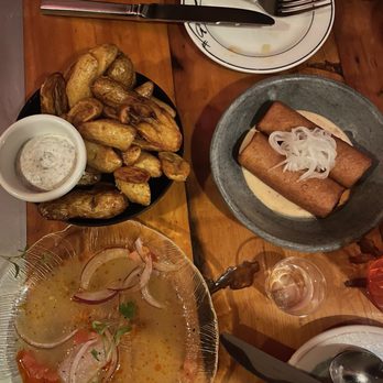 C as in Charlie - Ceviche, potatos, toast roll - Korean Near Me - New York, New York