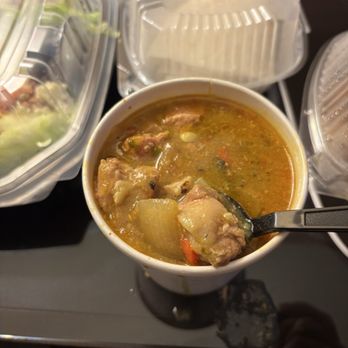 ABQ Grill - GREEN CHILE STEW - delicious, loaded and fresh! - Wine Bars Near Me - Albuquerque, New Mexico