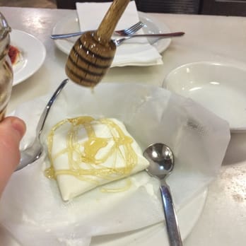 Lolita Tapería - El Recuit de Drap de Fonteta - Creamy cheese with rosemary honey - Bars Near Me - Barcelona, B Lolita Tapería - El Recuit de Drap de Fonteta - Creamy cheese with rosemary honey - Bars Near Me - Barcelona, B