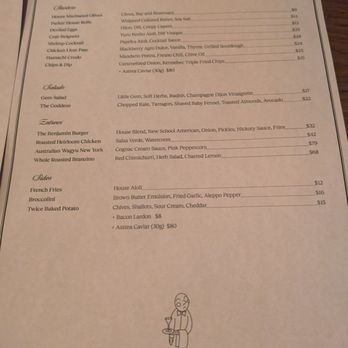 The Benjamin Hollywood - Menu (July 2024) - American Near Me - Los Angeles, California The Benjamin Hollywood - Menu (July 2024) - American Near Me - Los Angeles, California