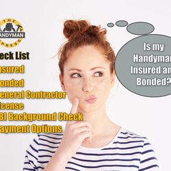The Handyman Xpress - WE ARE INSURED AND BONDED