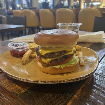 Urban Plates - Double Cheeseburger - Salad Near Me - Pasadena, California Urban Plates - Double Cheeseburger - Salad Near Me - Pasadena, California