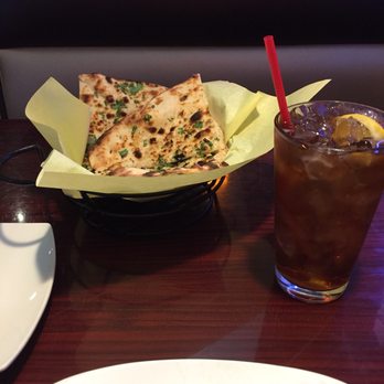 Aroma Indian Grill - Nann and ice tea - Indian Near Me - Upland, California