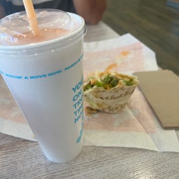 Tropical Smoothie Cafe - Super sunrise sunset & buffalo wrap - Juice Bars & Smoothies Near Me - Gilbert, Arizona