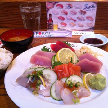 Robata Grill & Sushi - 12 piece sashimi morisawe lunch - Japanese Near Me - Mill Valley, California