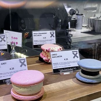 Ten Thousand Coffee - Macarons sandwiches - Coffee & Tea Near Me - New York, New York Ten Thousand Coffee - Macarons sandwiches - Coffee & Tea Near Me - New York, New York