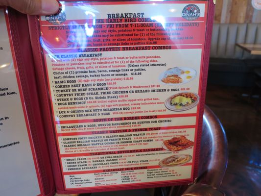 Menu photo 5 Dinah's Comfort Kitchen Culver City, CA