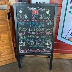 Bottlecap Alley Icehouse Grill - Drink specials.