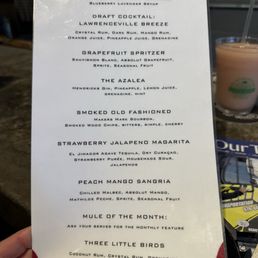 Drink Menu
